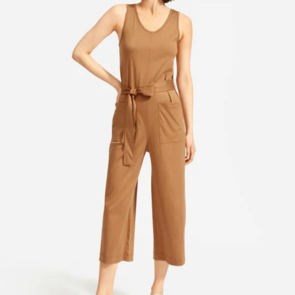 Everlane Pants - Everlane Luxe Cotton Jumpsuit Size XL